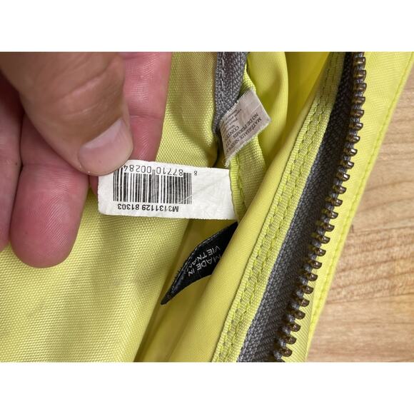 MARC JACOBS Backpack Yellow Leather Trim Gold Buckles Mother Bag Designer - Picture 12 of 16